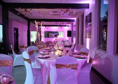 Modern Event Hall with Lounge & Bar Area